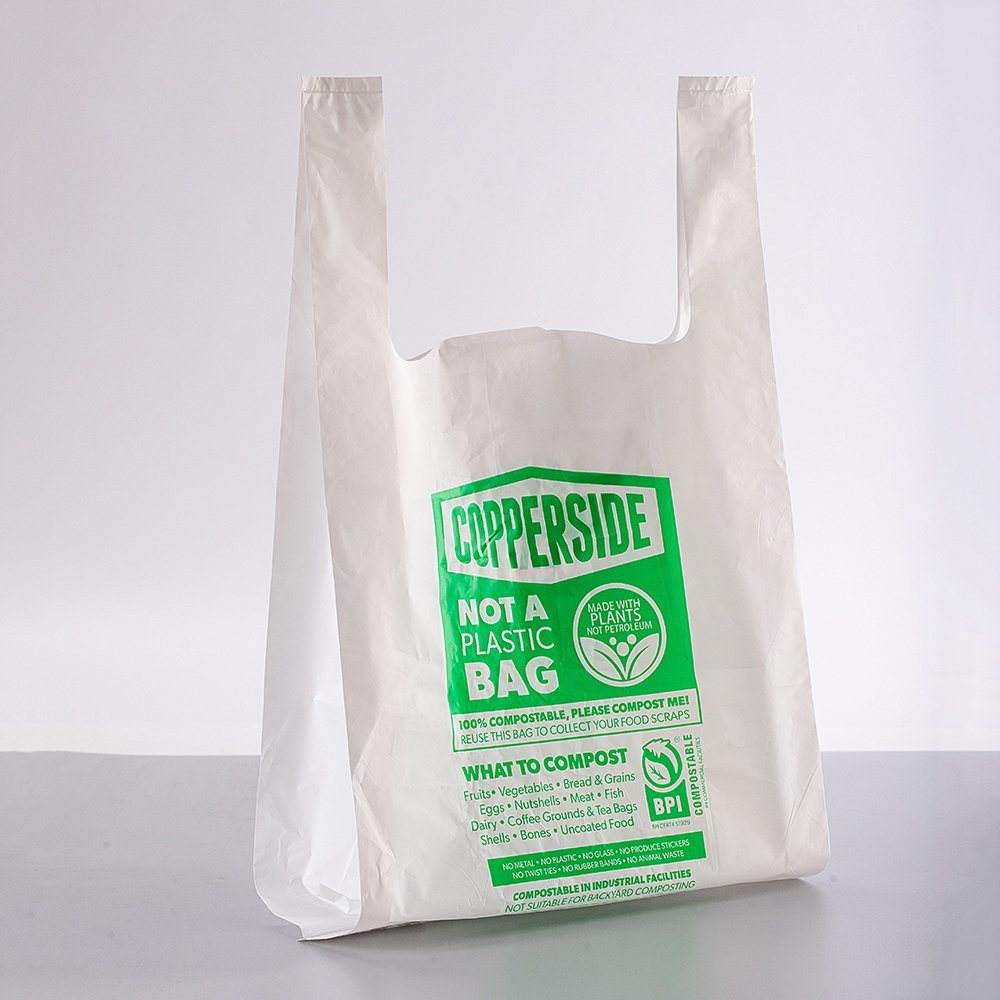 OK Compost Home 100% Compostable Plastic Vegetable and Fruit Bags Produce Bag EN13432