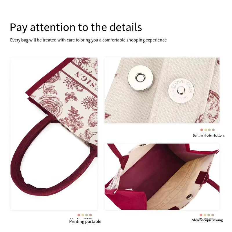 New Style Custom Printed Logo Cross Body Bag Tote Shopping Cotton Canvas Handbag Female Book Canvas Tote Bag With Handle