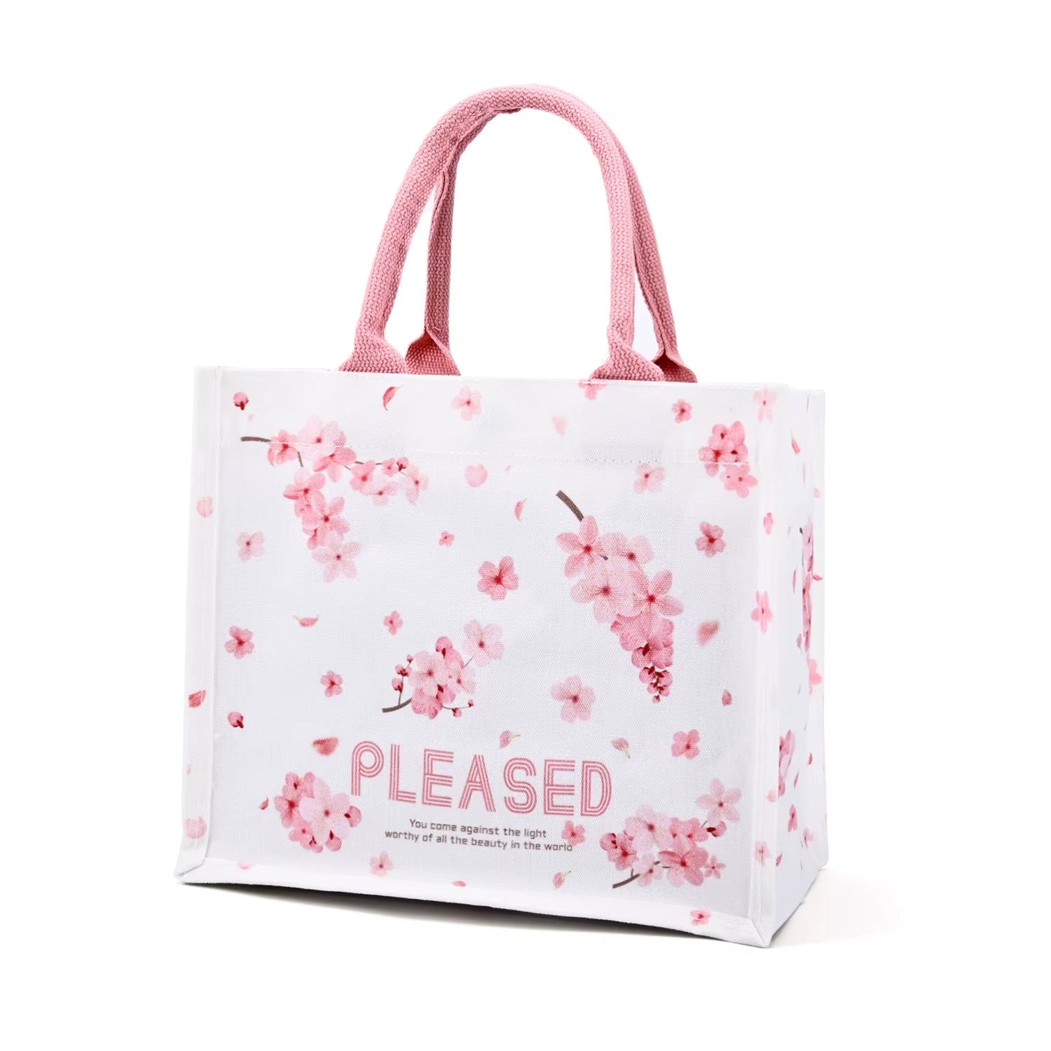 Free Samples Custom 3D Laminated Material Canvas Shoulder Handbag Eco Friendly Book Canvas Tote Bag With Your Brand Logo