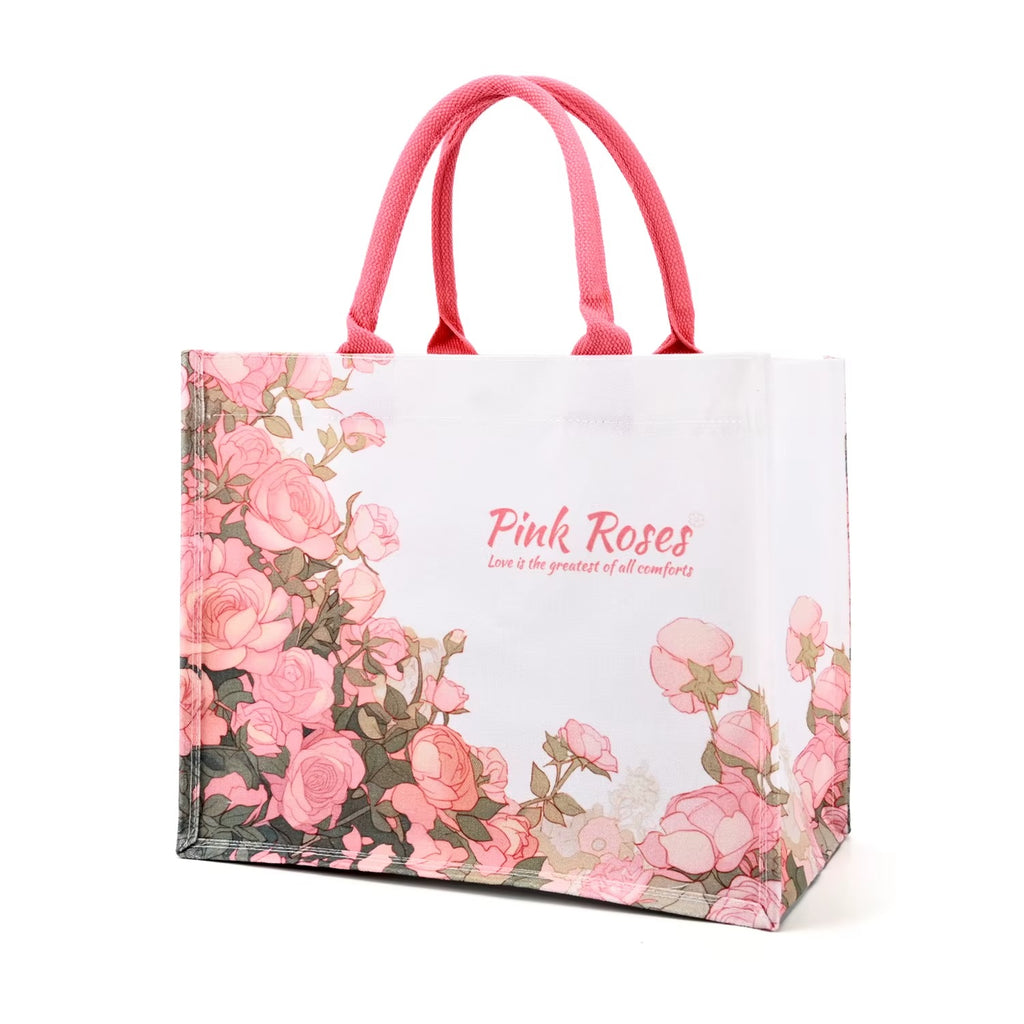 Free Samples Custom 3D Laminated Material Canvas Shoulder Handbag Eco Friendly Book Canvas Tote Bag With Your Brand Logo