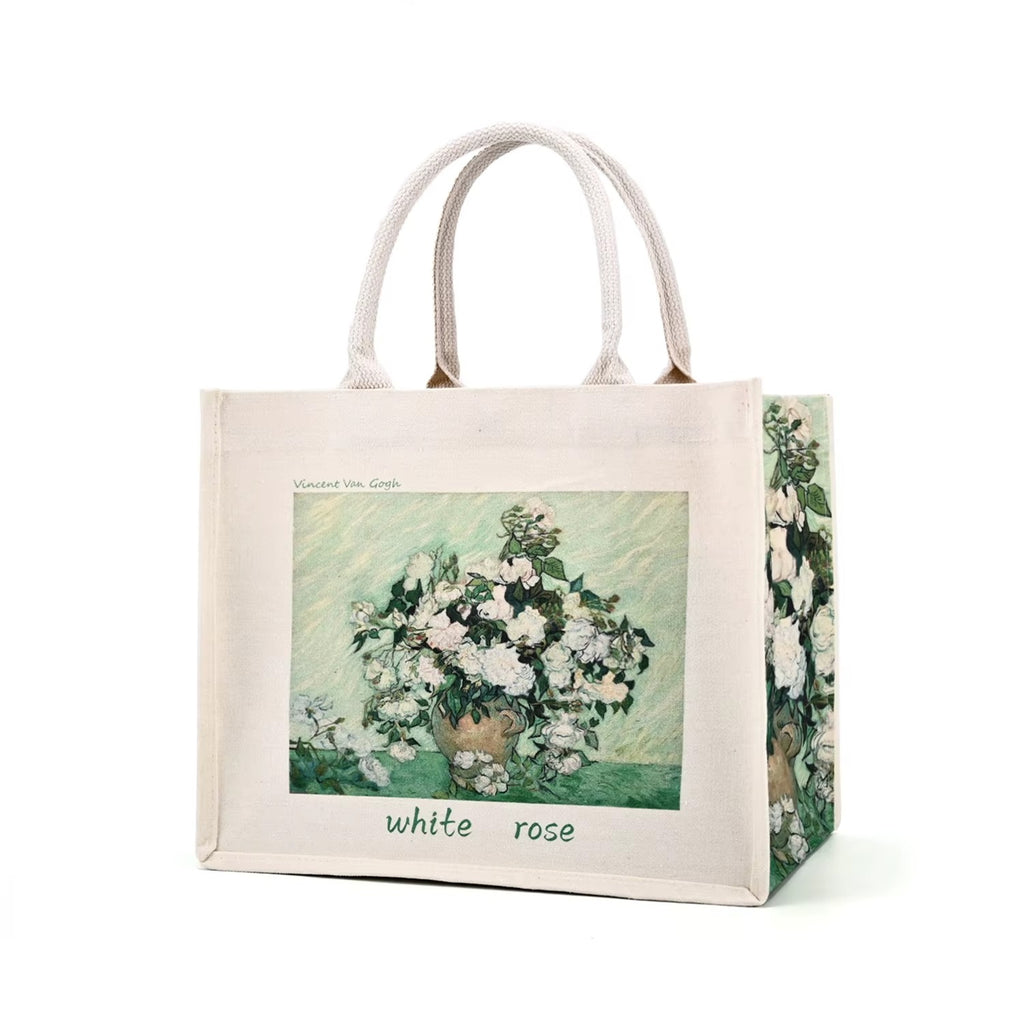 Free Samples Custom 3D Laminated Material Canvas Shoulder Handbag Eco Friendly Book Canvas Tote Bag With Your Brand Logo