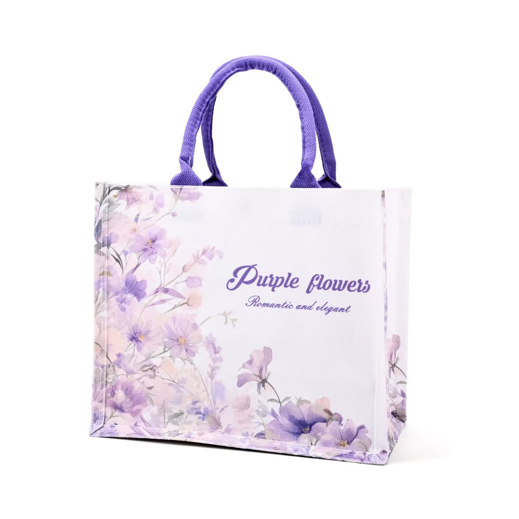 Free Samples Custom 3D Laminated Material Canvas Shoulder Handbag Eco Friendly Book Canvas Tote Bag With Your Brand Logo